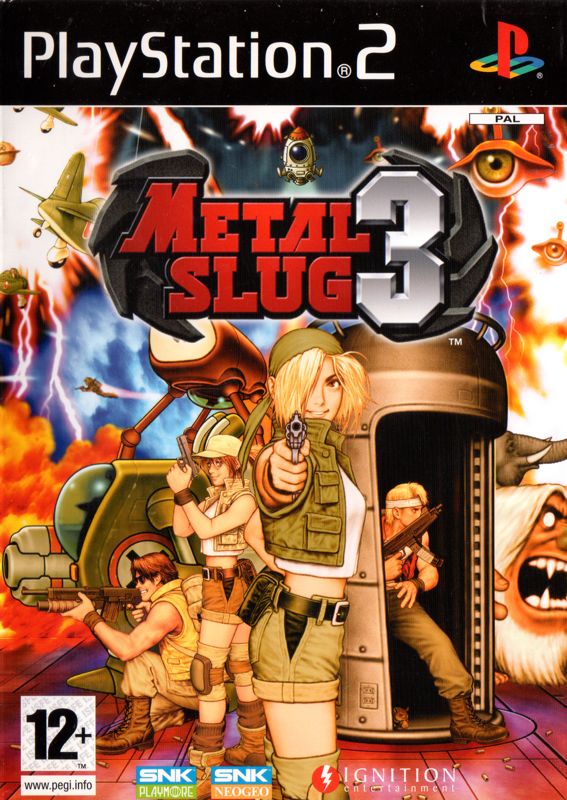 Metal Slug 3 box art for Playstation 4